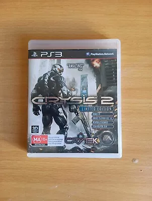 Crysis 2 - Limited Edition (PS3 PlayStation 3) • $12