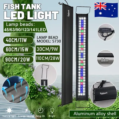 40 -110 CM Aquarium LED Lighting 1ft/2ft/3ft/4ft Marine Aqua Fish Tank Light AU • $32.59