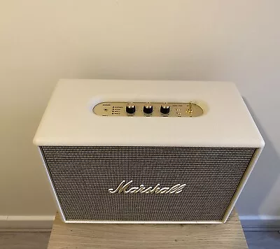 £300 • Buy Marshall Woburn Bluetooth Speaker, Wireless - Cream