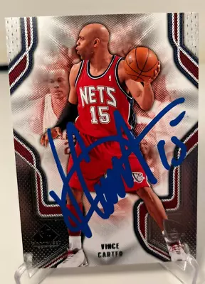 Vince Carter Auto 2009-10 SP Game Used # 98 Hand Signed Authentic W/COA • $40