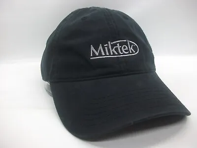 Miktek Hat Black Hook Loop Baseball Cap • $19.99
