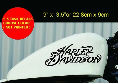 Harley Davidson Gas Tank STICKER TANK Logo Decals Motorcycle Tank Decal Emblem • $13