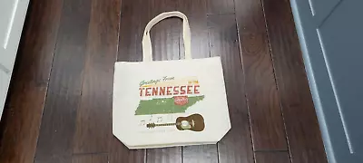 Sprouts Promo Canvas Tote Bag - NASHVILLE MUSIC CITY TENNESSEE Travel NWOT • $8