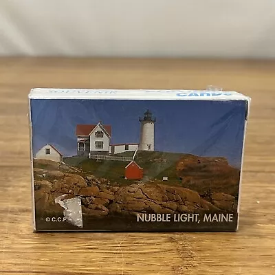 Maine Playing Cards Souvenir North Eastern American State Nubble Lighthouse NEW • $11.66