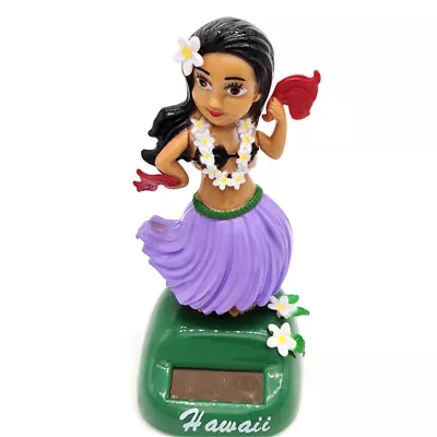 Solar Powered Hawaiian Dancing Hula Girl Shaking Doll Car Dashboard Ornament • $15.15