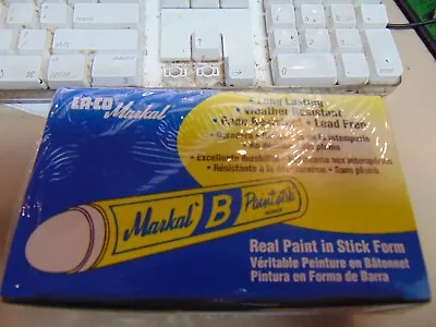 Markal 84710 Marking Stick HT34 Paintstik White Marker 1800°F Lot Of 12 • $17.50