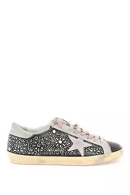 Golden Goose Super-Star Studded Sneakers With • $860