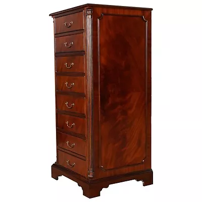 NOF078 Niagara Furniture Mahogany Four Drawer File Tall • $2855