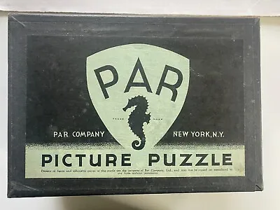 VINTAGE PAR PICTURE PUZZLE 'The Pioneer's Home' 1937 275 Pieces • $495