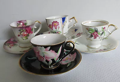 Four Sets Lot Demitasse Cups Saucers  3 Ucagco China One Set Chugai  China • $29.99