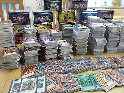 50-1000 Yugioh Cards  W/holos  Ultra Secret Gift Set Deck Builder Bulk Mega Sale • £54.99