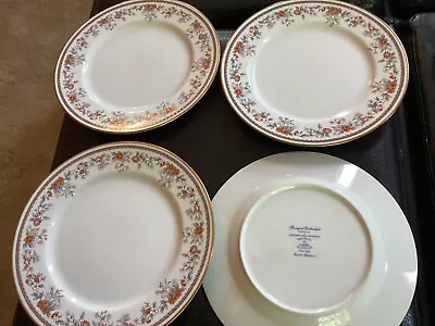 Beautiful “LENOX BOUQUET COLLECTION” RUSSET BLOSSOMS Pat.  4 Salad/Desert Plates • $16