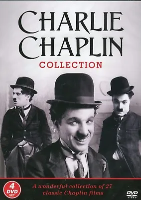 The Charlie Chaplin Collection - 4 Dvd Box Set - 27 Classic Films • £8.99