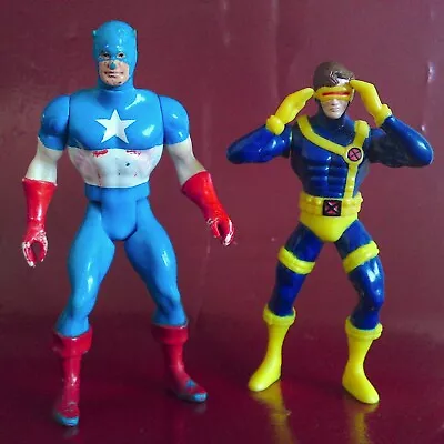 Marvel Super Heroes Secret Wars CAPTAIN AMERICA Mattel X-Men CYCLOPS Burger King • £4.99