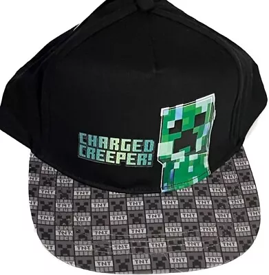 Minecraft Hat KIDS YOUTH One Size Printed Video Game Blocks Sandbox SnapBack NEW • $17.95