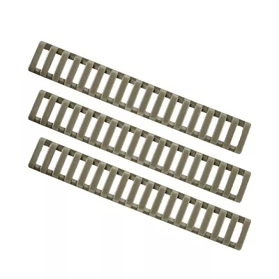 ERGO 4373-3PK-CB Coyote Low Pro Picatinny 18-Slot Rifle Rail Covers (3 Pack) • $23.84