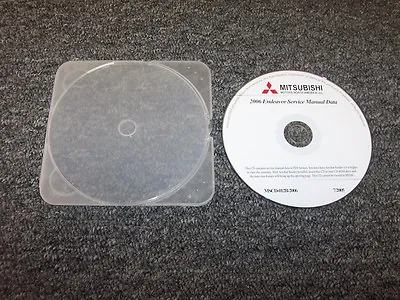 2006 Mitsubishi Endeavor SUV Shop Service Repair Manual DVD LS Limited 3.8L V6 • $55.30