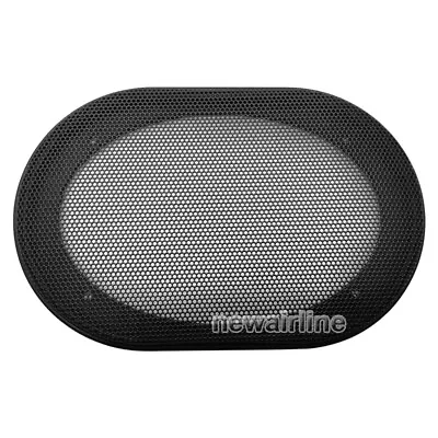 2pcs 4 X6  4x6 Inch Speaker Cover Subwoofer Decorative Circle Metal Mesh Grille • $9.98