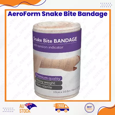 AeroForm Snake Bite Bandage With Indicator 10Cm X 10.5M - BRAND NEW FREE SHIP AU • $11.22