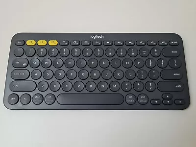 LOGITECH K380 Multi-Device Bluetooth Keyboard - Black VG Condition • $23.95