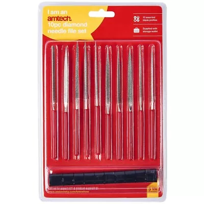 £6.99 • Buy 10Pc Diamond Needle File Set Precision Files Metal Work Craft Jewellery Tools
