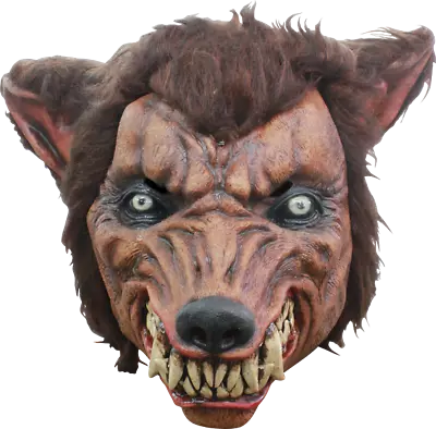 Possessed Werewolf Shredder Ghoulish DELUXE ADULT LATEX RAT WOLF MASK • $18