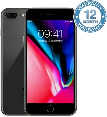 $623.04 • Buy Apple IPhone 8 Plus 256GB Grey - UNLOCKED - Excellent Grade A Condition