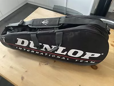 Dunlop International Team 6R Squash Tennis Racket Bag • £34