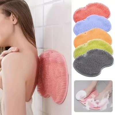 Shower Foot Back Scrubber Massage Pad Body Bath Soft Brush Mat Cleaning Bathroom • $6.89