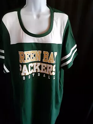 Green Bay Packers NFL Women's Majestic Plus Size Shirt 1X • $15.99