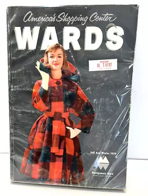 1959 Montgomery Ward Catalog Fall Winter Fashions Vintage Original 1148 Pgs BIG • $39.99