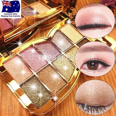 $19.99 • Buy 10 Colors Eye Shadow Shimmer Glitter Powder Palette Matte Cosmetic Eyeshadow