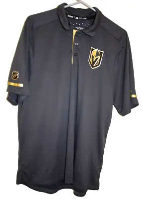 Adidas Golf Polo NHL Las Vegas Golden Knights Men's Size Med. Climachill • $13.95