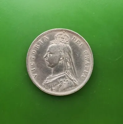 £30 • Buy 1887 Victoria Jubilee Half Crown Coin #1942c