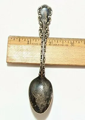$49.95 • Buy Antique Mt Rainier Seatle Souvenir Silver Spoon Stamped Sterling Pat. 1891