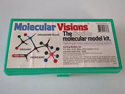 1996 Molecular Visions By Darling Models The Flexible Molecular Model Kit. Cp • $18