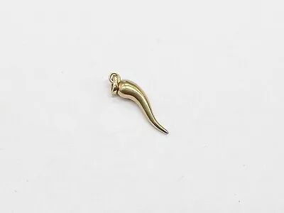 £59.99 • Buy Vintage Solid 9ct Gold Horn Of Plenty Chilli Pepper Ladies Pendant For Necklace