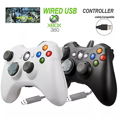 Uk*boxed* White Brand New Usb Wired Controller For Xbox 360 Pc Windows Uk Seller • £11.99