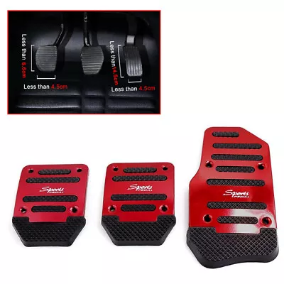 Car Accelerator Manual Transmission Brake Clutch Non-Slip Pedal Pad Cover Pad • $15.39