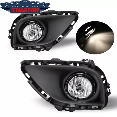 For 2013 2014 2015 Mazda CX-9 Clear Bumper Fog Light Lamp Kit W/Wiring Harness • $49.99