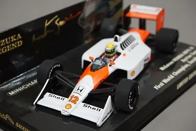 1:43 MINICHAMPS 403884312 McLaren Honda MP4/4 World Champion A.Senna 1988 #12 • $63.58