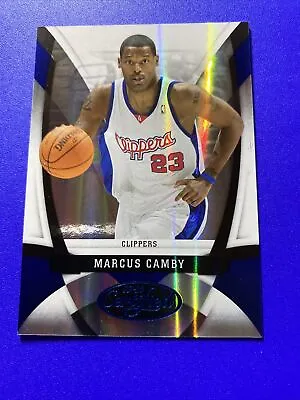 2009-10 Panini Certified Marcus Camby Mirror Blue 04/100 #61 LA Clippers • $3