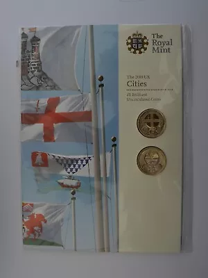 2010 UK Cities Royal Mint £1 One Pound Pack London & Belfast SEALED • £29.95