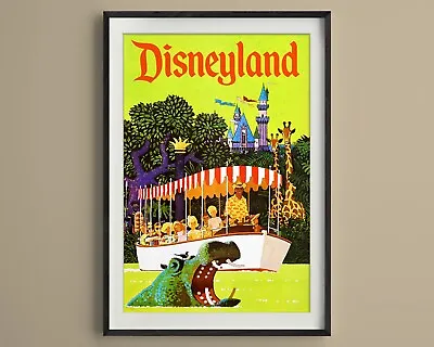 Jungle Cruise Disneyland Vintage Disney Art Poster Print Home Decor • $18.50