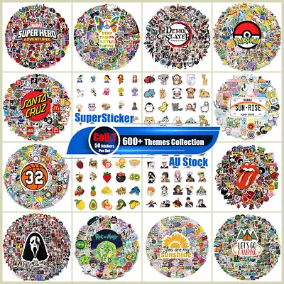 $2.89 • Buy New 600+ Various Themes Collection 1 Anime Kids Game Cartoon Skateboard Stickers