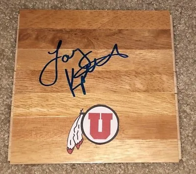 Larry Krystkowiak Signed 6x6 Parquet Floorboard Floor Utah Utes Basketball • $22.49