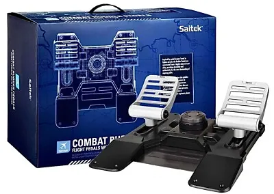 Saitek Pro Flight Combat Rudder Pedals With Toe Brakes • £175