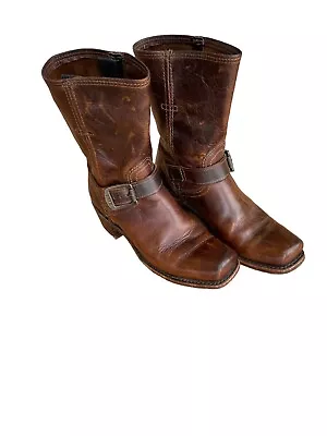 Frye Women’s Cavalry Size 6.5 M Distressed Leather Boot Shoes • $125