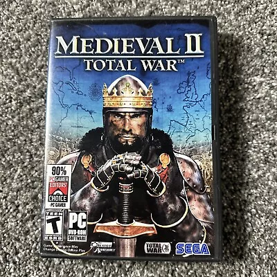 Medieval II Total War DVD-ROM Game Sega 2 CDs Manuals Building Planner Included • $14.44