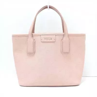 Auth TOUS - Pink PVC Leather Tote Bag • $83